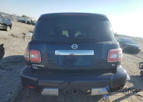 2017 Nissan Armada Sv из США, поврежденный, VIN JN8AY2ND4H9004620